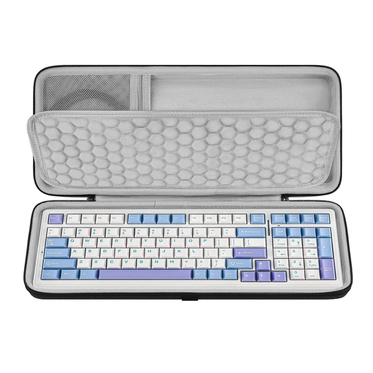 Geekria Geekria 90%-96% 100 Keys Keyboard Hard Shell Case 2 in 1 accessory (Dark Grey) — product photo