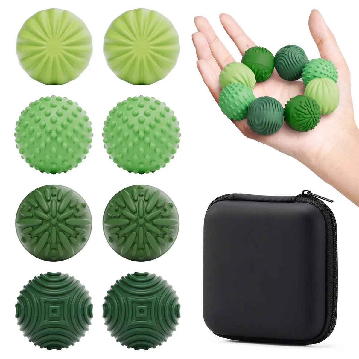  Silicone Magnetic Balls 8PCS Fidget Toy 1.18in — product photo