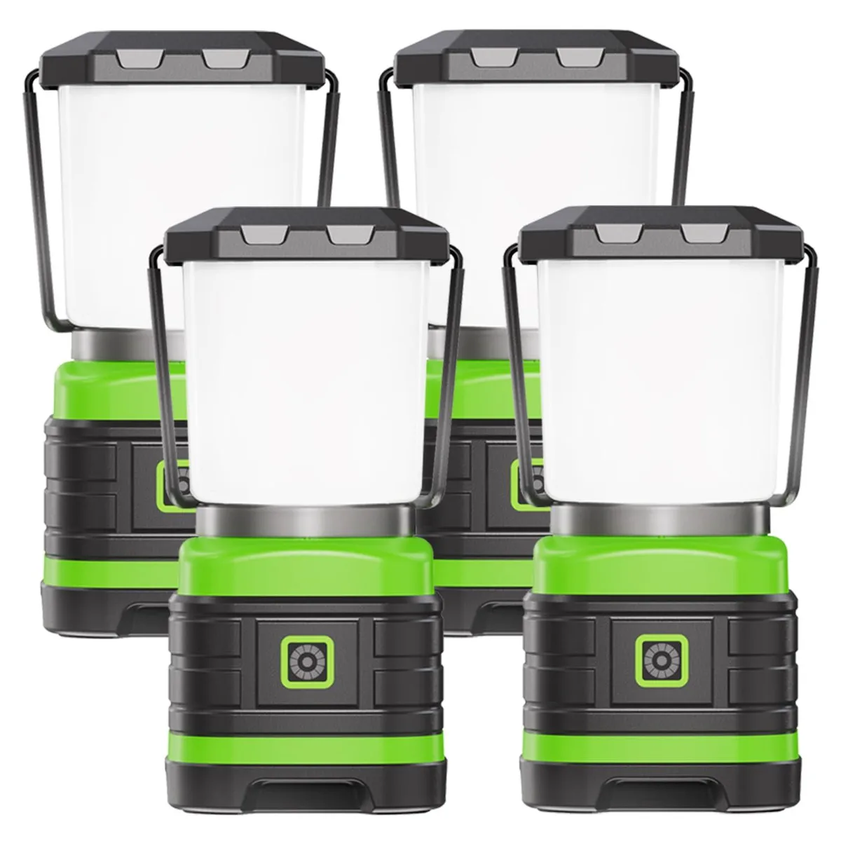 BFKK BFKK Mini LED Flashlight CLS-M004YL Black 4 Pack — product photo