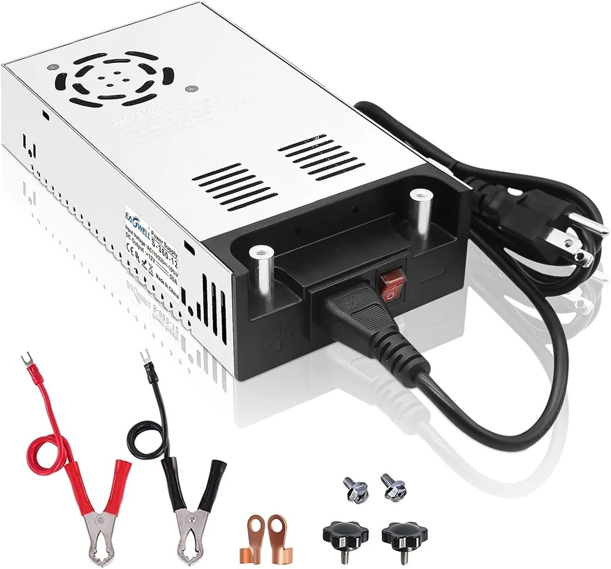 BFKK BFKK AC DC Converter 360W 110V-240V to 12V 30A with Switch — product photo