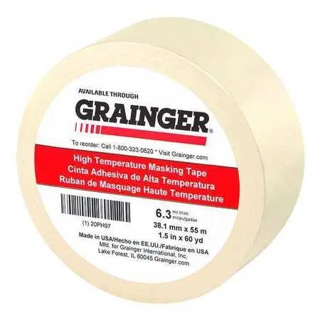 Zoro Select Zoro Select 20PH97 Painter's Tape 1 1/2 in x 60 yd 6.3 mil Tan — product photo
