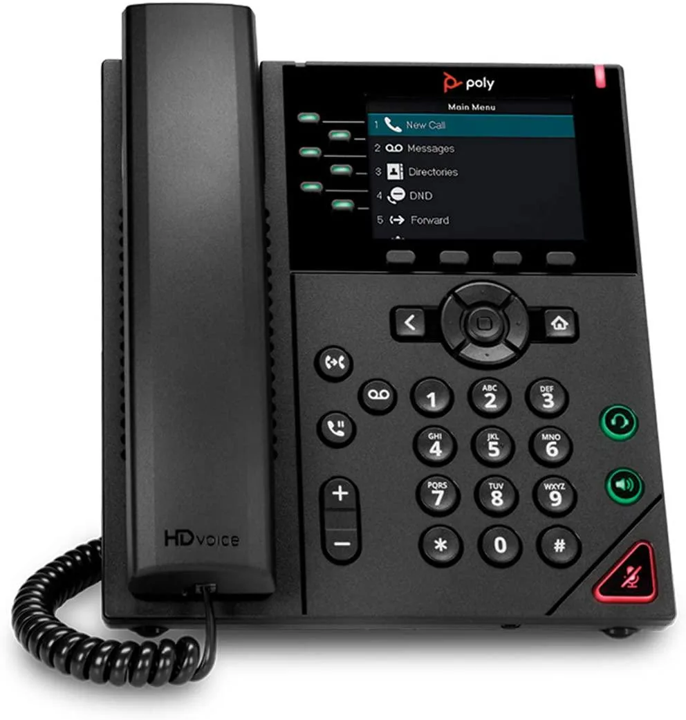 POLY POLY 350 VoIP phone 3.5 in 6 lines 320x240 — product photo