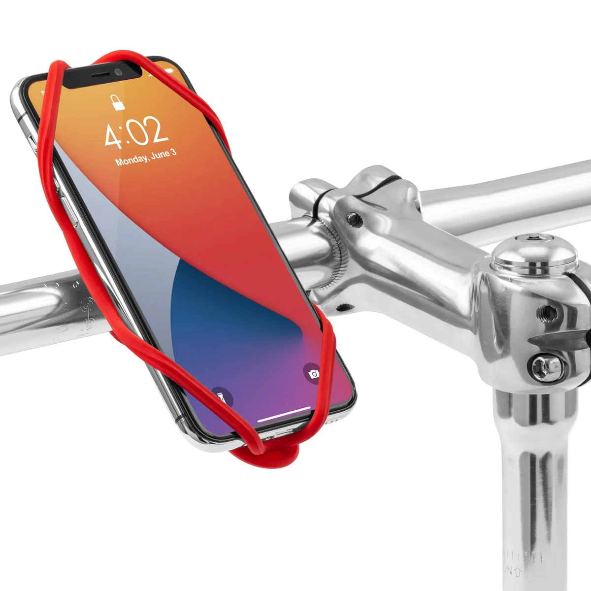 Bone Bone Bike Tie 4 Phone Mount Red 4.7-7.2 — product photo