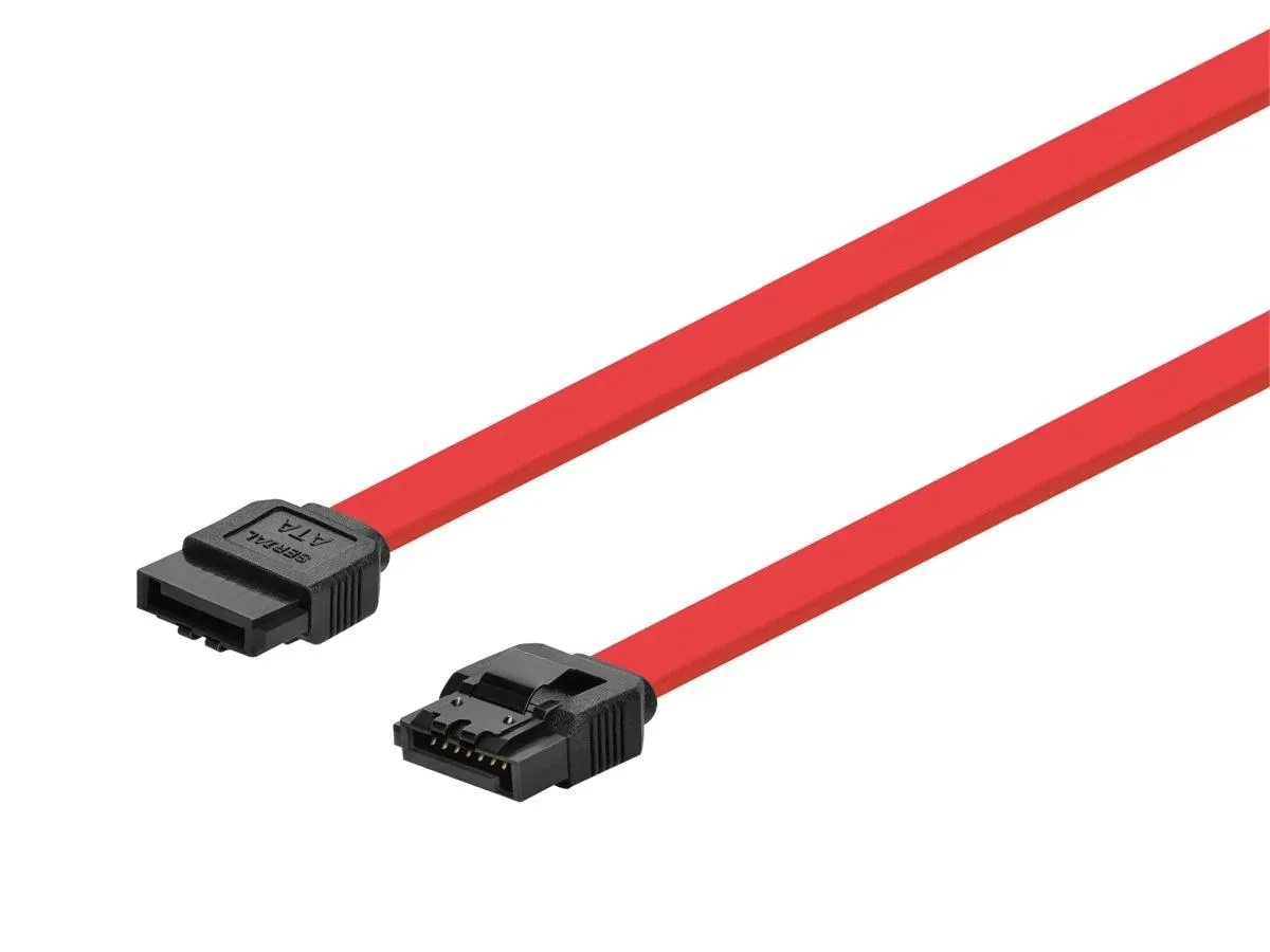 Monoprice Inc. Monoprice Inc. 108784 1.5 ft SATA 6Gbps cable Red — product photo