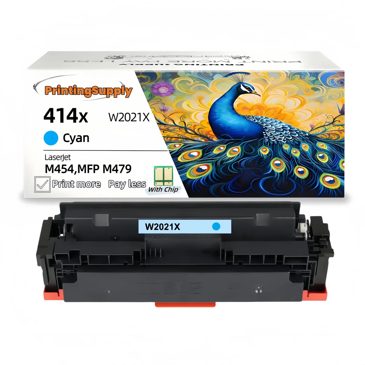 Ninestar Technology Ninestar Technology Cyan Toner Cartridge 414X W2021X High Yield 6000 Pages — product photo