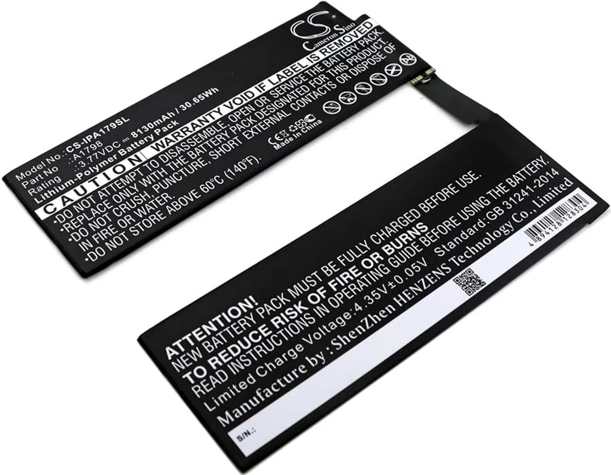Cameron Sino A1701 cell phone battery 8130mAh 30.65Wh — product photo