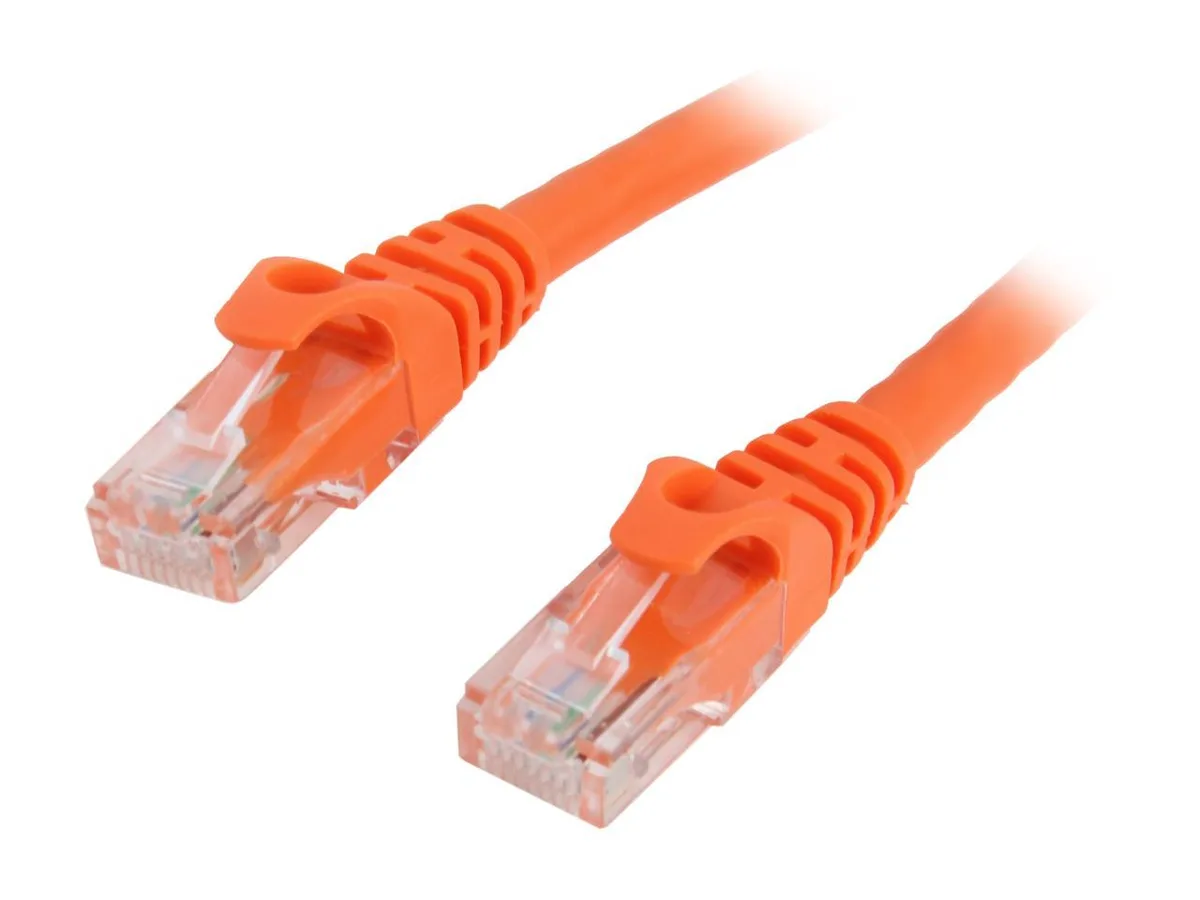 sakose sakose C6EB-5O Cat 6 network ethernet cable 5 ft orange 2 pack — product photo