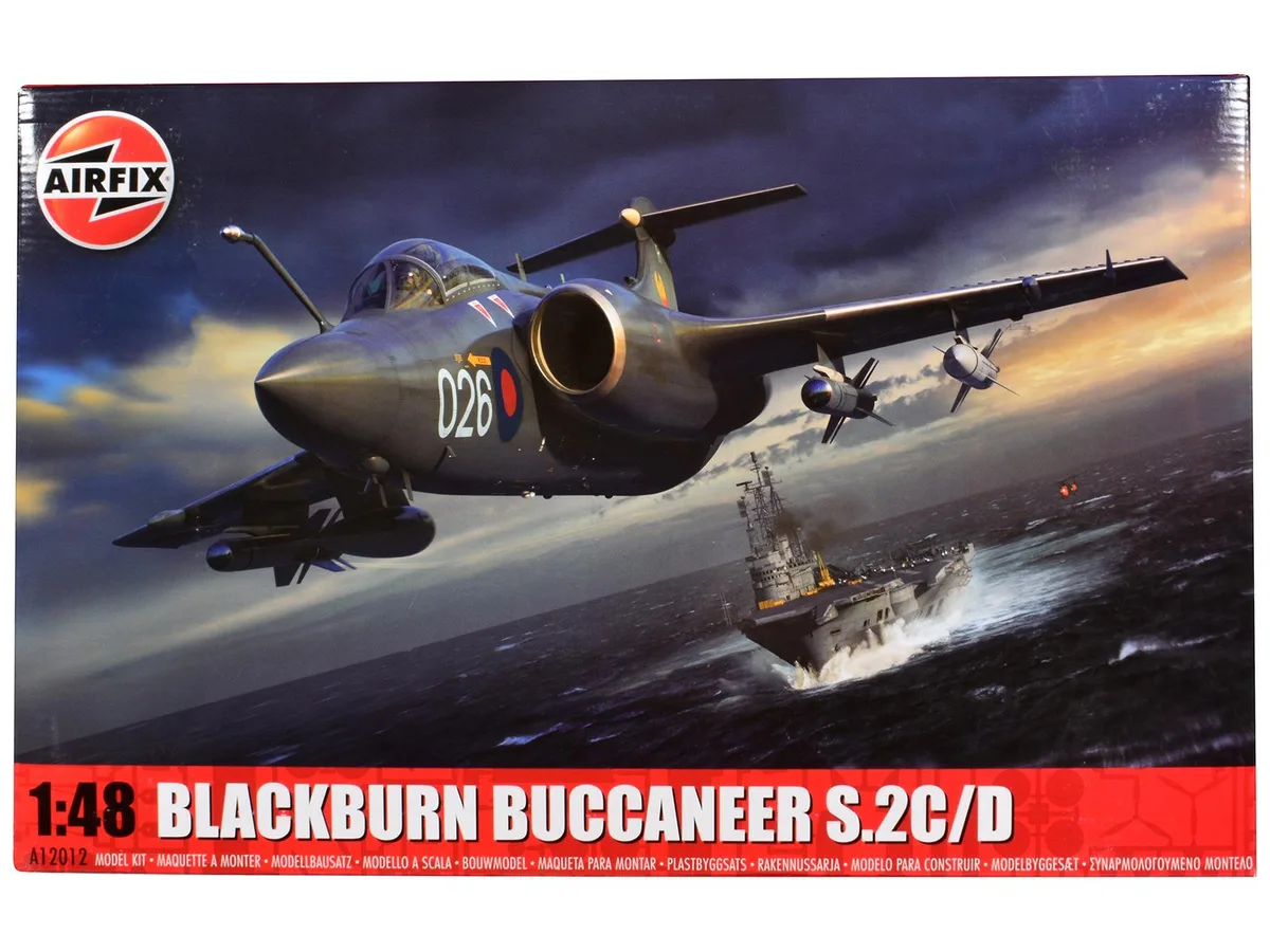 Airfix Airfix Blackburn Buccaneer S.2C/D 1/48 Scale Model Kit 291 Parts — product photo