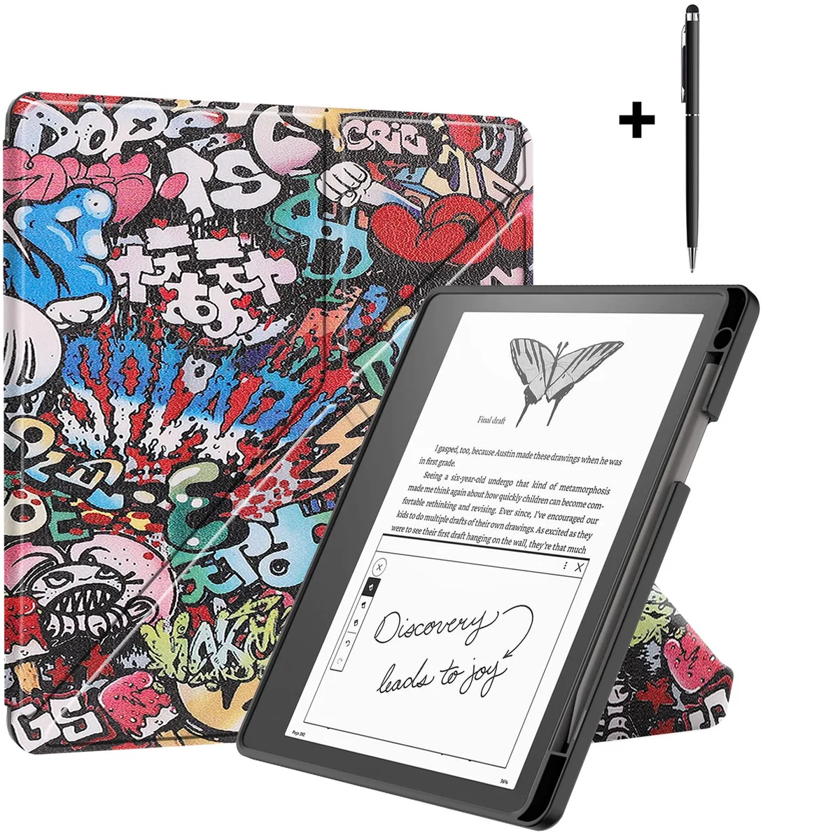 Werleo Werleo Slim Case for Kindle Scribe 10.2 inch 2022 Colorful Tree — product photo