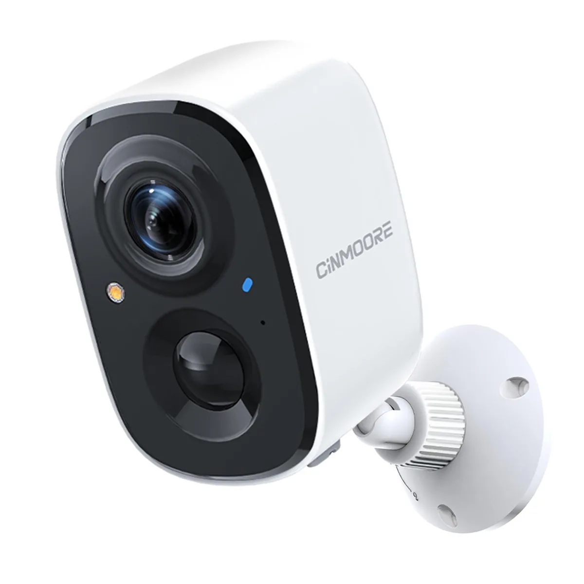 Wireless 2.5K security camera with magnetic mount and spotlight