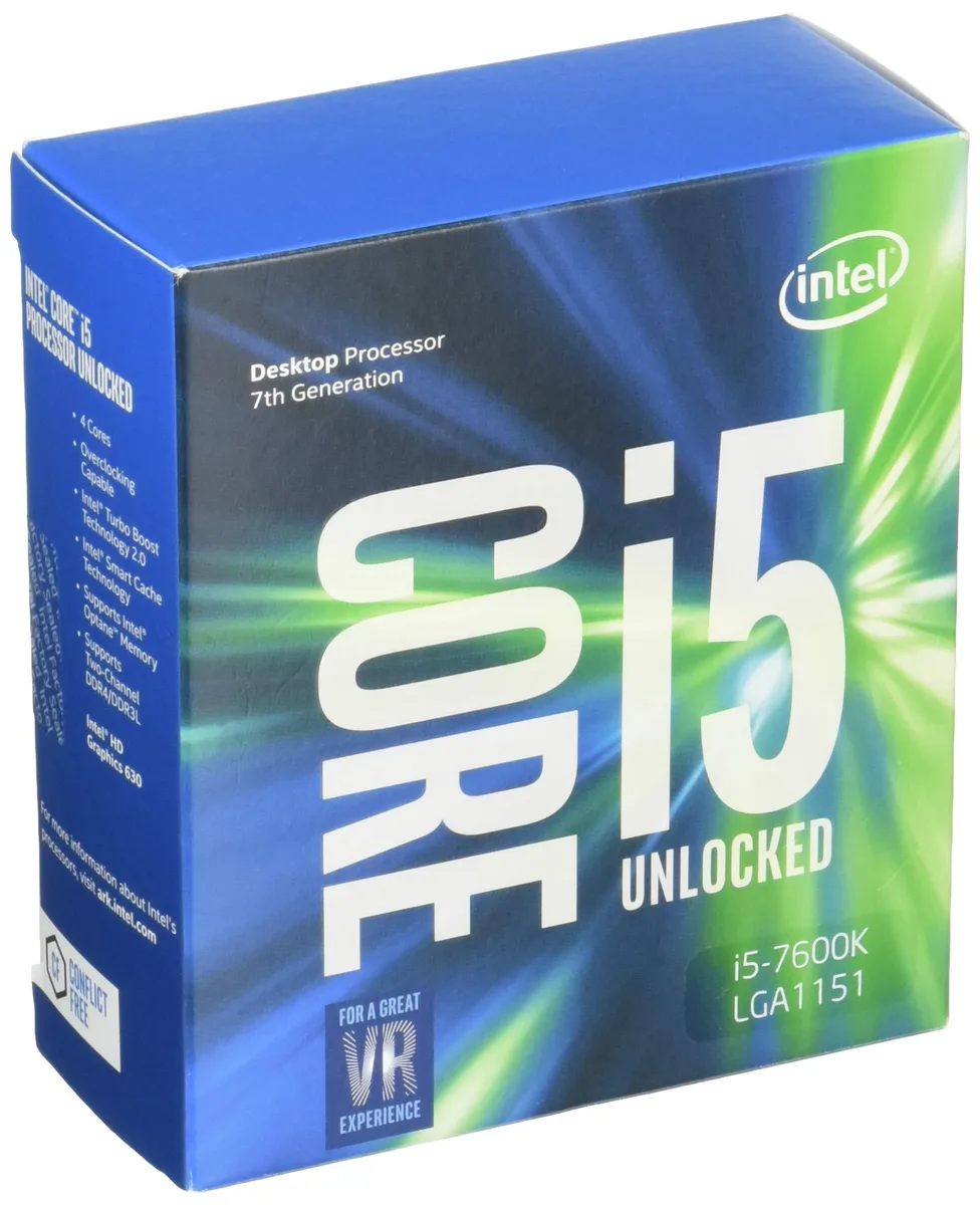 Intel Intel Core i5-7600K 3.8 GHz LGA 1151 91W desktop processor — product photo