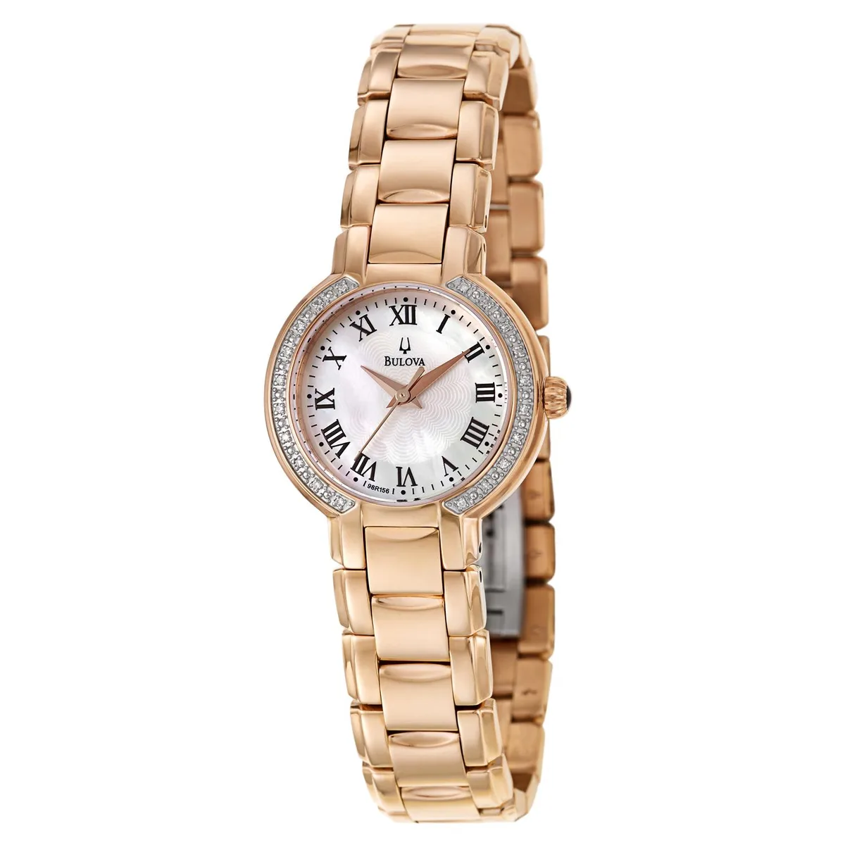 Bulova Bulova 98R156 Fairlawn Rose Gold-Plated Stainless Steel Quartz Watch — product photo