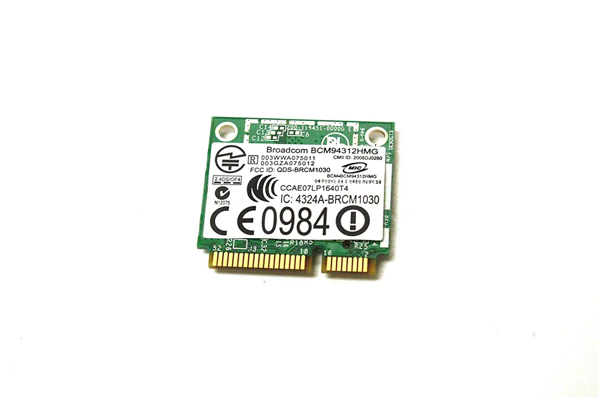 DELL Dell DW1397 Broadcom 4312 BCM94312HMG Wireless Card FR016 Mini PCI Express — product photo