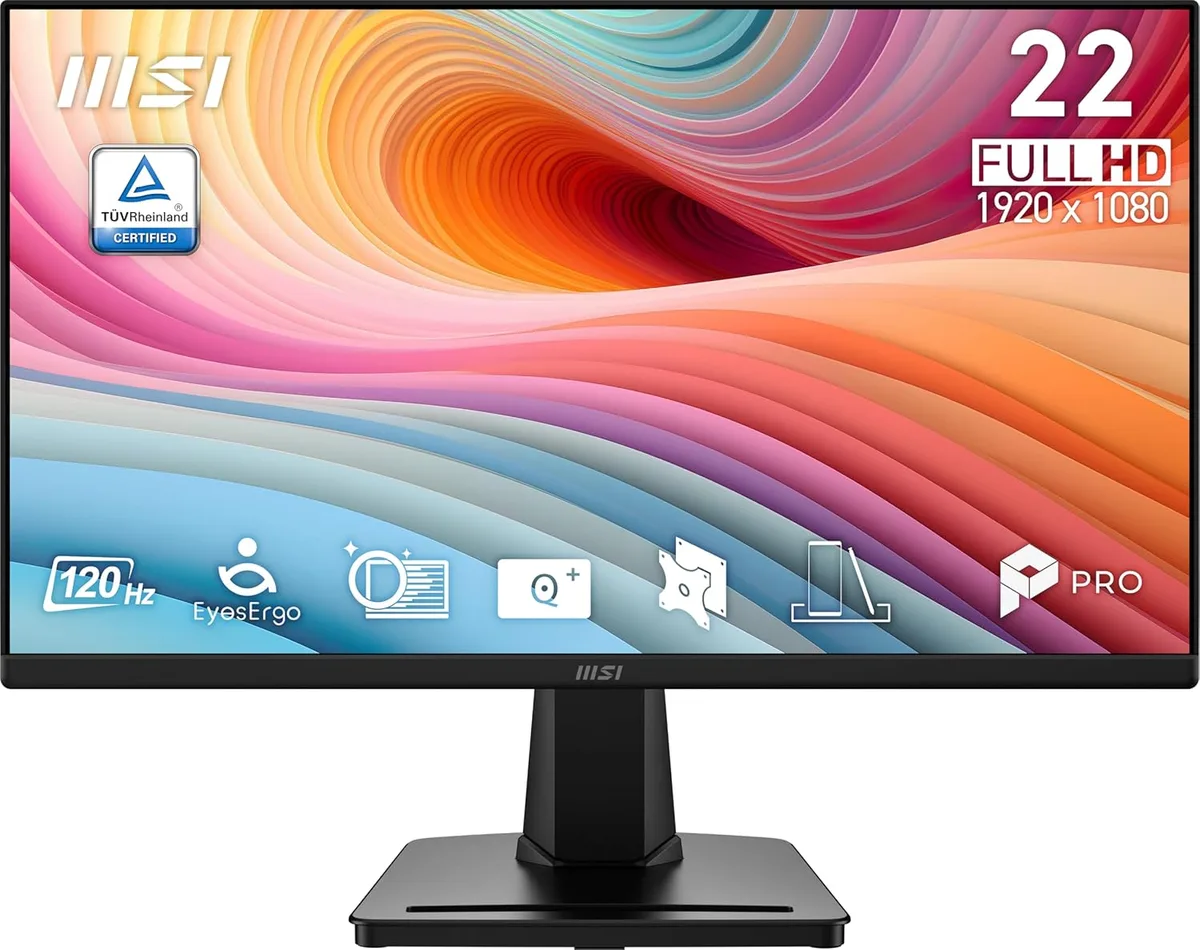 MSI MSI PRO MP225 E12VL 21.45" 120Hz monitor — product photo