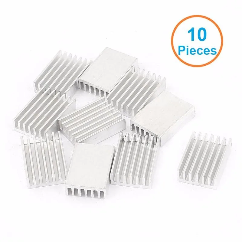EN-Labs EN-Labs Aluminium Heatsink 20x14x6mm 10pcs Silver — product photo