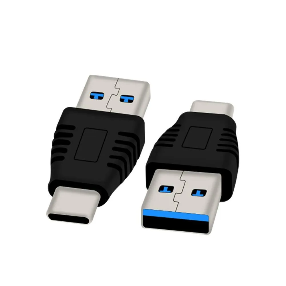 BUCIER BUCIER USB 3.1 Type-C Male to USB-A Male Adapter 2-Pack 5Gbps — product photo