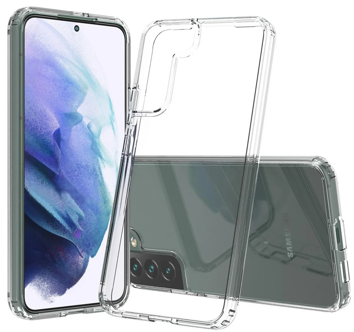 Nakedcellphone Nakedcellphone AquaFlex Clear Hybrid Case for Samsung Galaxy S22 Plus — product photo