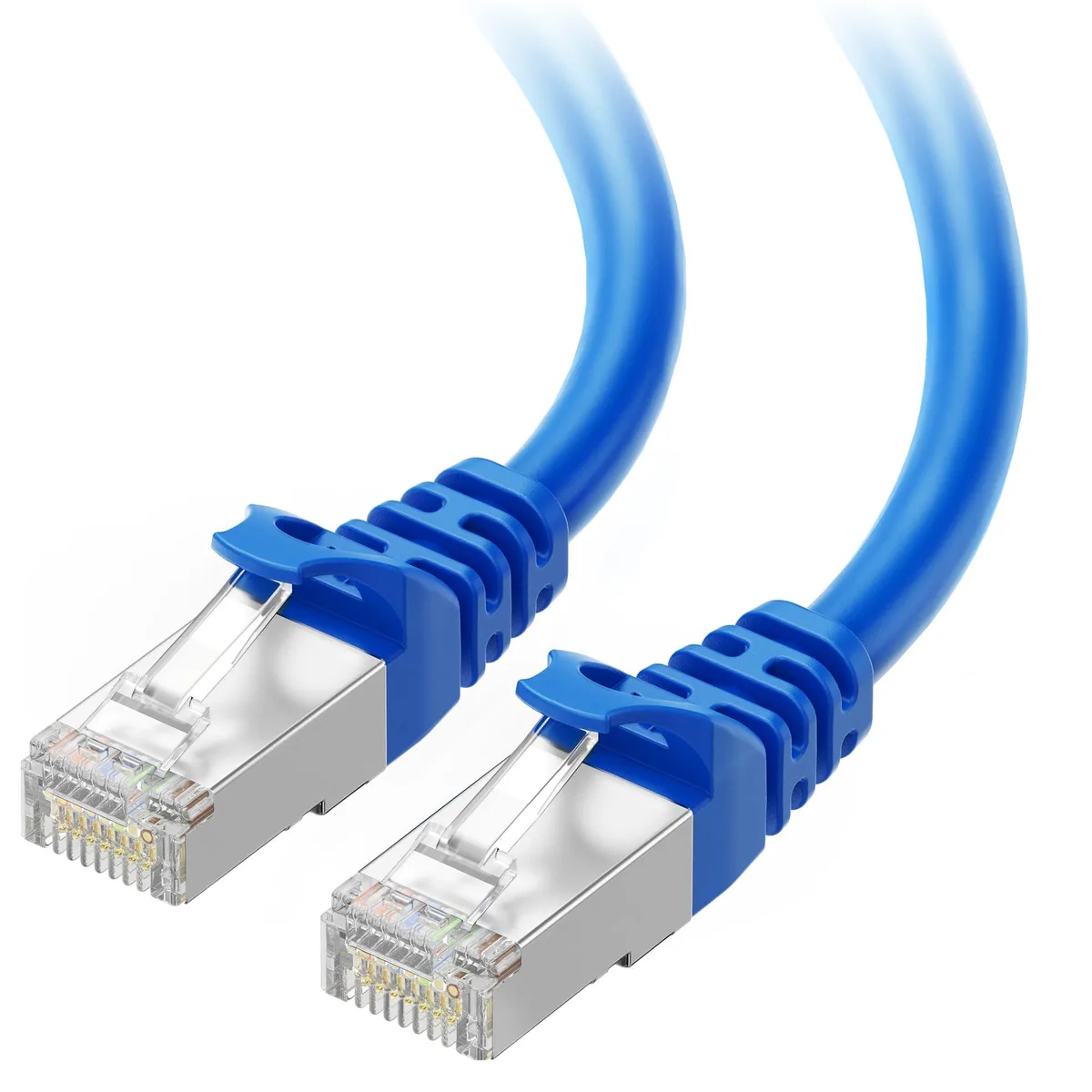  Cable Matters 160012 Cat 6A Shielded Ethernet Cable 25ft Blue — product photo