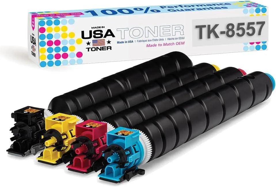 MADE IN USA TONER MADE IN USA TONER Compatible Kit TK-8557 Cyan Magenta Yellow Black — product photo