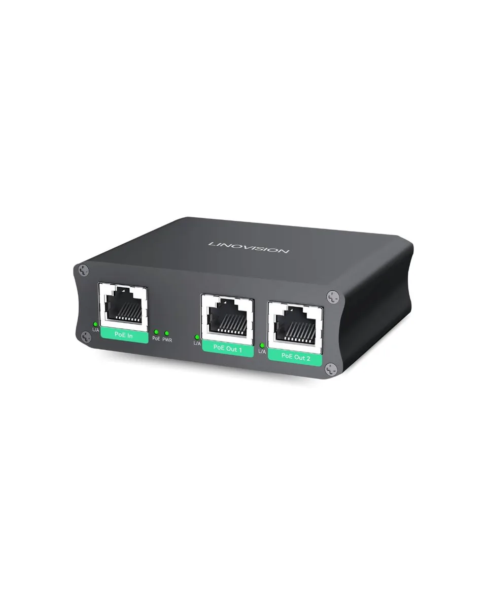  Hikvision POE-EXT02G 2-Port Gigabit PoE Extender — product photo