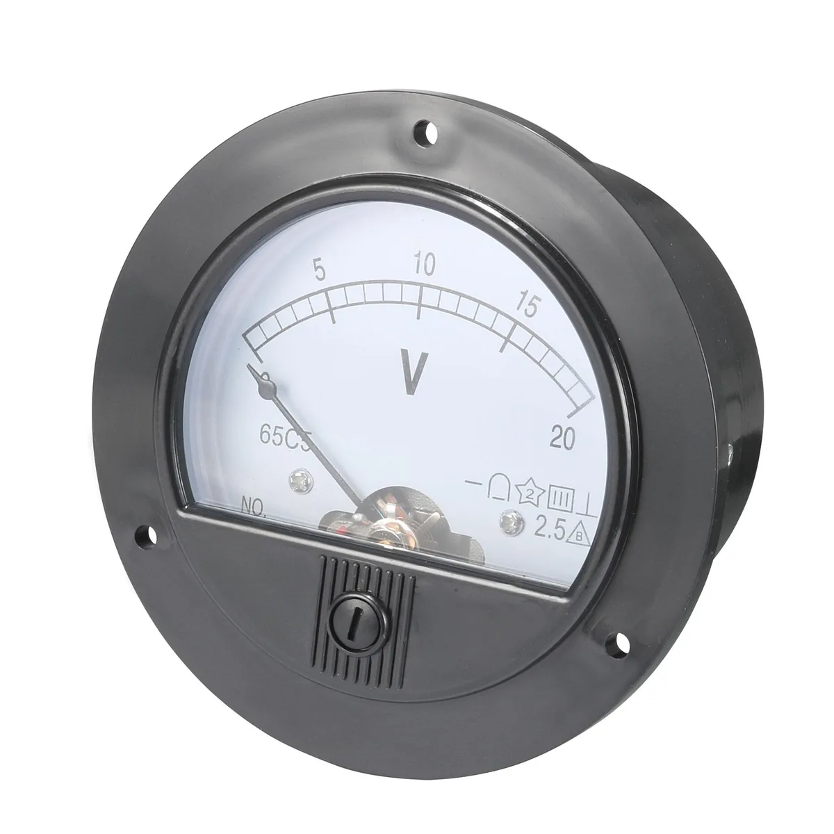 Unique-Bargains Unique-Bargains 65C5 DC 0-20V analogue panel meter measurement tool — product photo