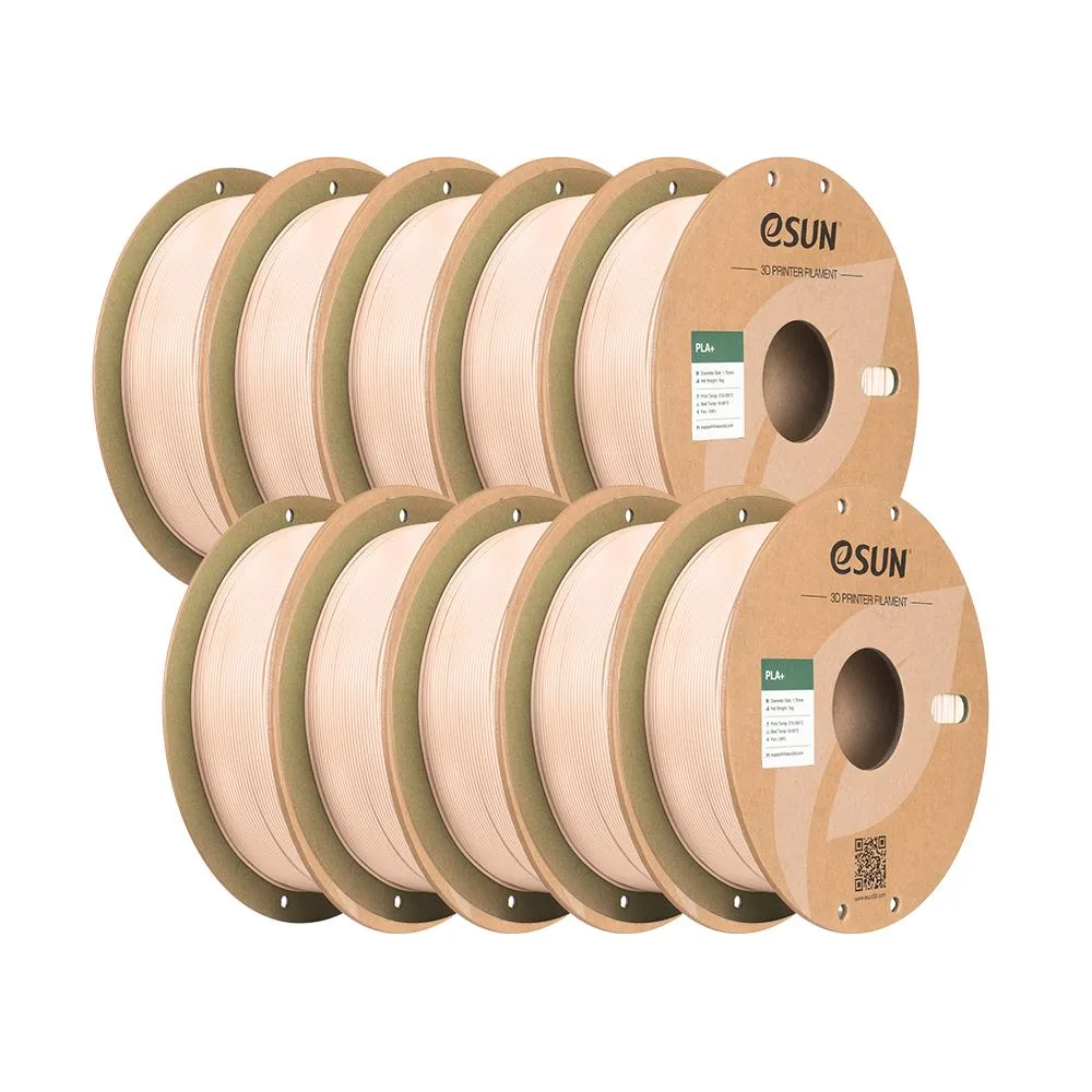 eSUN eSUN PLA+ Filament 1.75mm Skin 10 Rolls 1KG — product photo