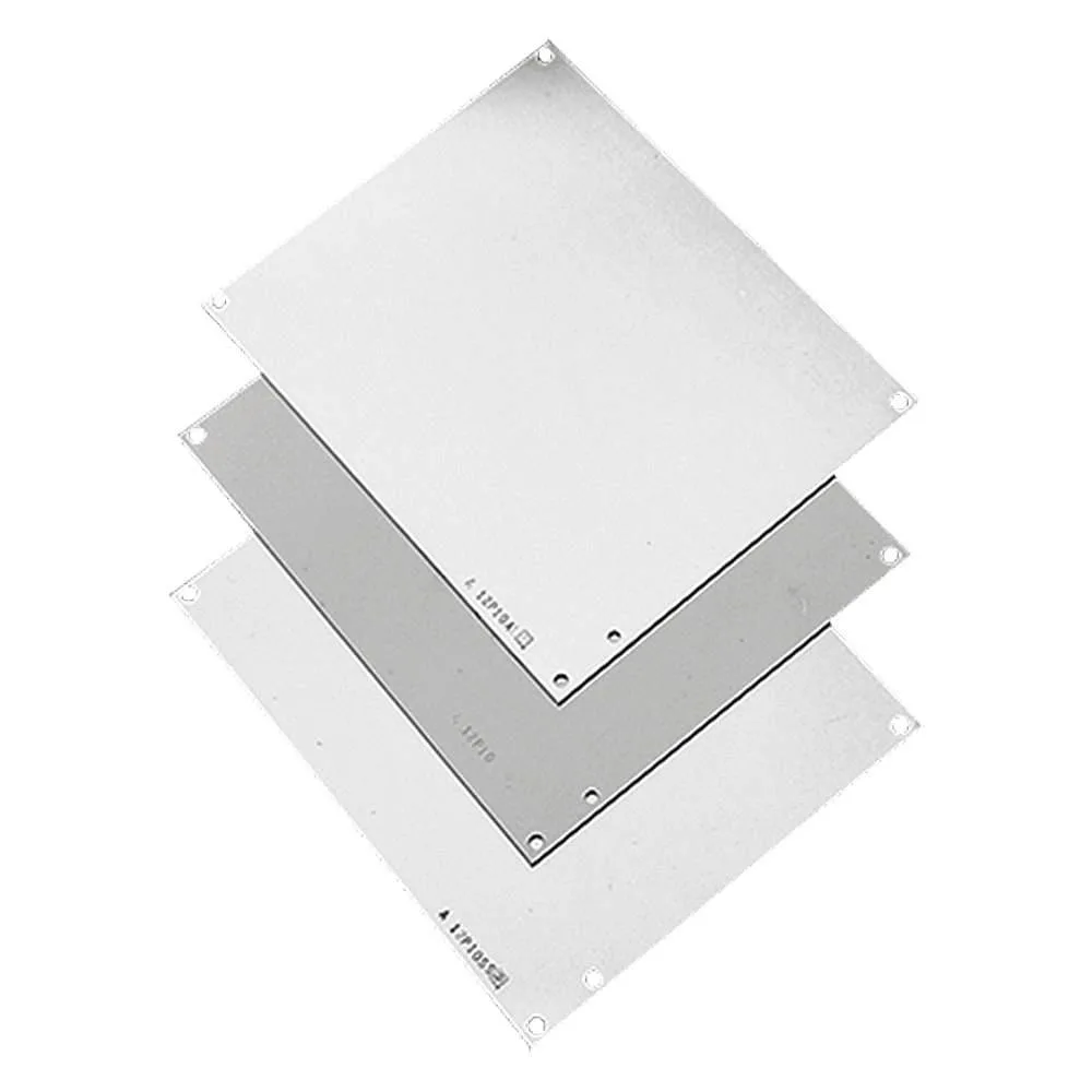 White steel interior panel 21 by 21 inches 12 gangs