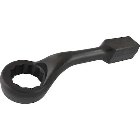 Gray Tools 66973 73 mm 12 point 45 degree offset striking face box wrench, black oxide finish