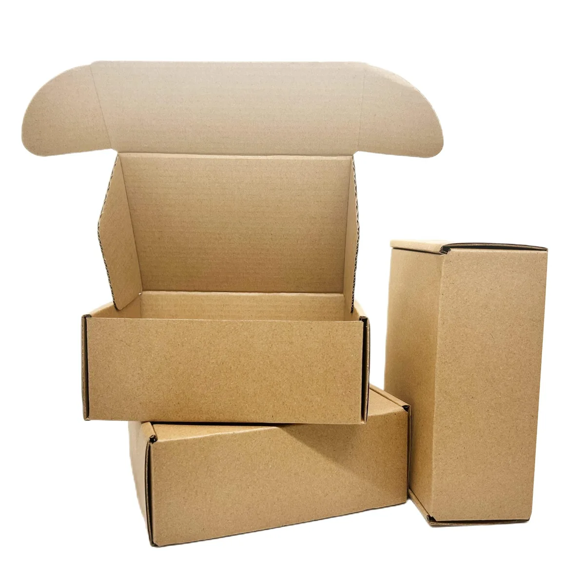  Yzjcafriz 10GEZHUANG Kraft Corrugated Shipping Box 6 x 3 x 1 in Set of 10 — product photo