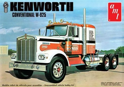 AMT AMT Kenworth W925 1/25 Scale Model Kit — product photo