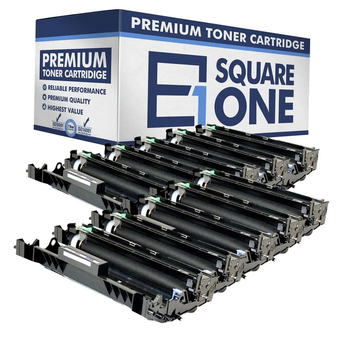 eSquareOne eSquareOne S1-BR-DR720-10 Drum Unit Black 10-Pack — product photo