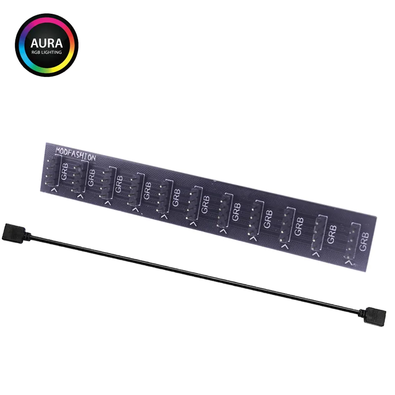 EN-Labs EN-Labs RGBHUB1X10 10-Port 12V AURA RGB Lighting Hub — product photo