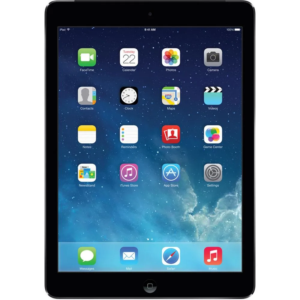 Apple Apple iPad Air 9.7-Inch 16GB Wi-Fi Tablet Space Gray MD785LL/A — product photo