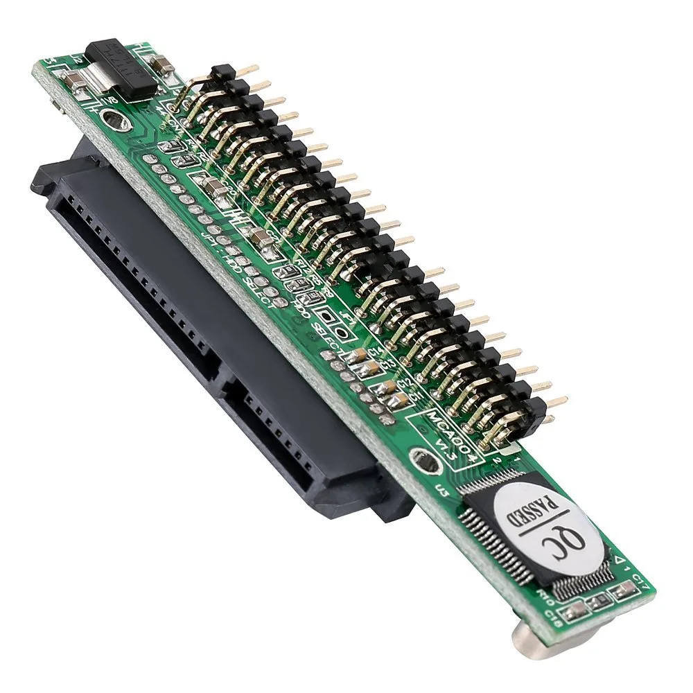 TeKit TeKit SATA to IDE 2.5" Adapter 44 Pin Male 22 Pin SATA Green — product photo