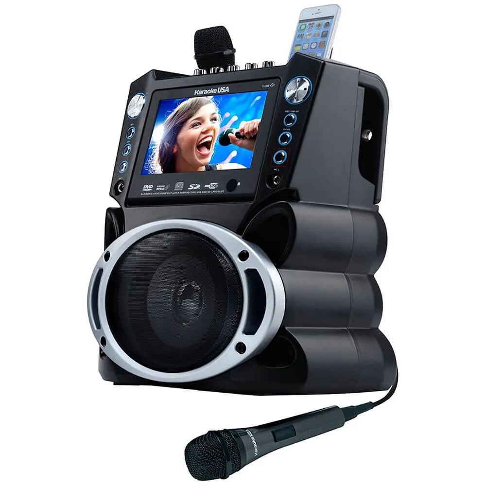 Karaoke USA Karaoke USA GF840 karaoke system 7 inch screen 35W 300 songs — product photo