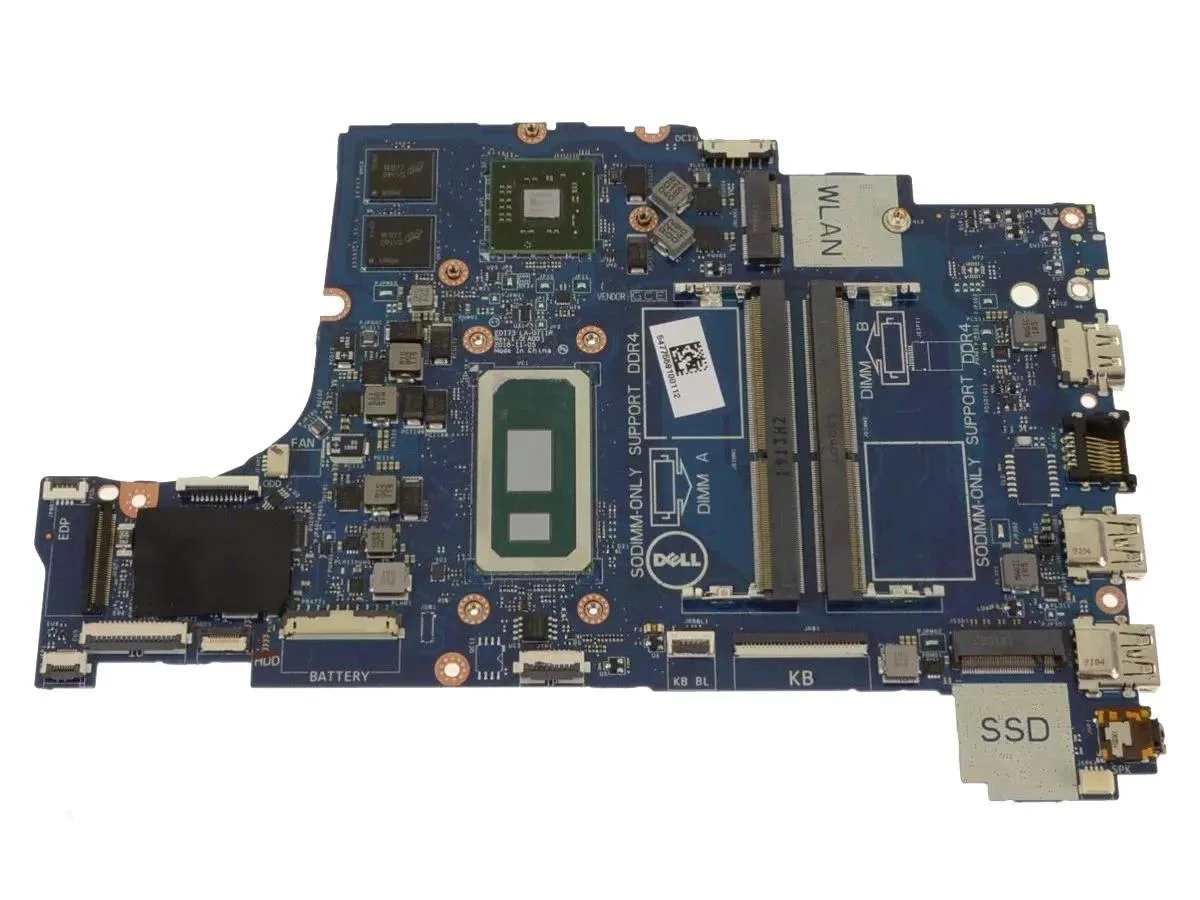 DELL DELL Inspiron 17 3780 Motherboard i7-8565U Radeon 520 WTTRR laptop replacement part — product photo
