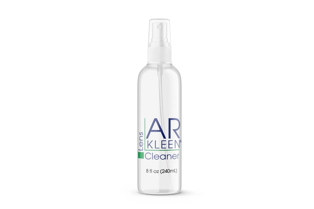 Clear 8oz spray pump bottle with pump nozzle