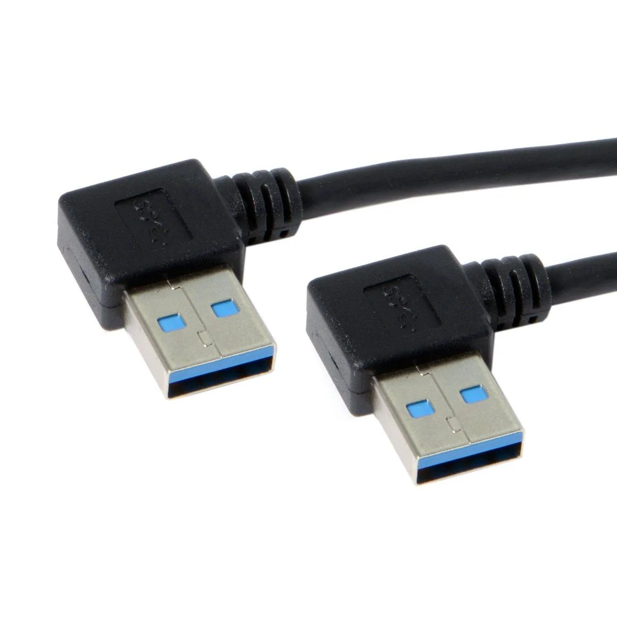 Vszerda Vszerda U3-031 USB 3.0 Type-A 90° Right Angled Male-to-Male 20cm — product photo