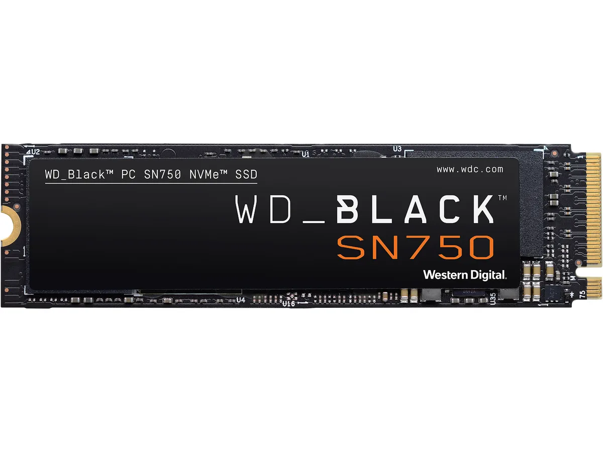 Western Digital Western Digital WD BLACK SN750 WDS250G3X0C 250GB internal SSD — product photo
