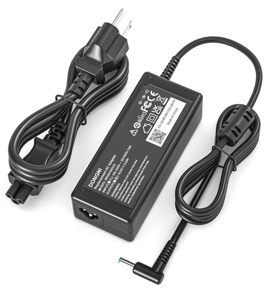  DONGNI BRJ65195333 65W 19.5V 3.33A Blue Tip AC Adapter — product photo