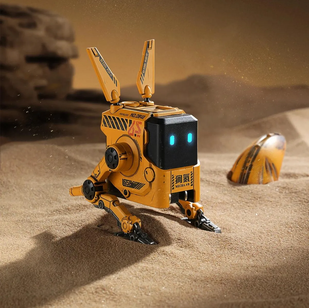 GravaStar GravaStar Alpha65 65W GaN Charger Battle-Worn Yellow — product photo