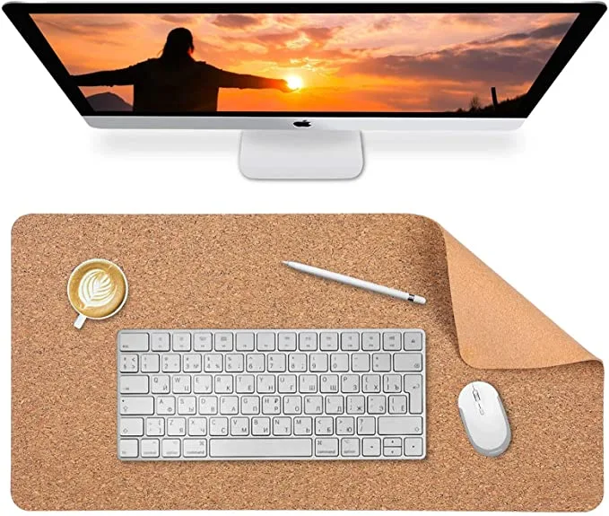 GMYLE GMYLE Cork Desk Pad Brown Small 23.6" X 11.8 — product photo