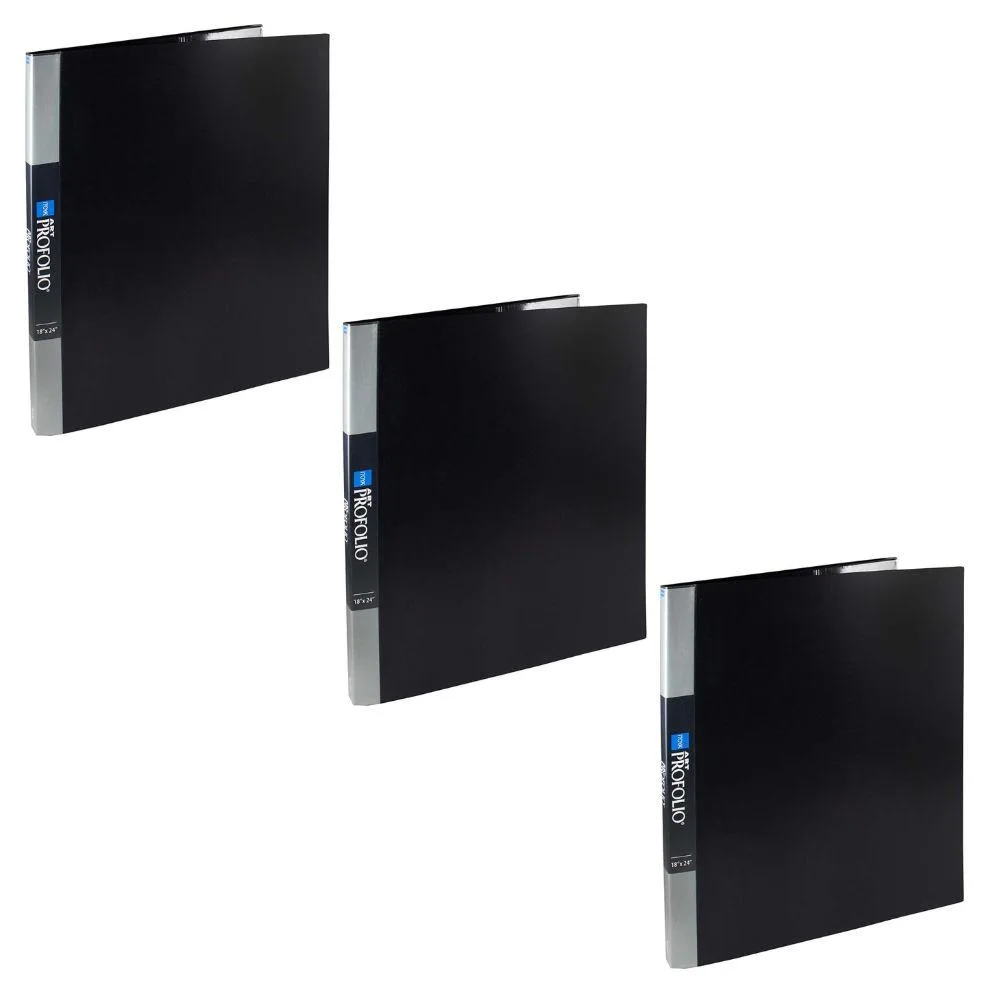 Itoya Of America, Ltd Itoya Of America, Ltd Art Profolio Original Storage/Display Book 18 x 24" 24 Two-Sided Pages 3 Pack paper — product photo