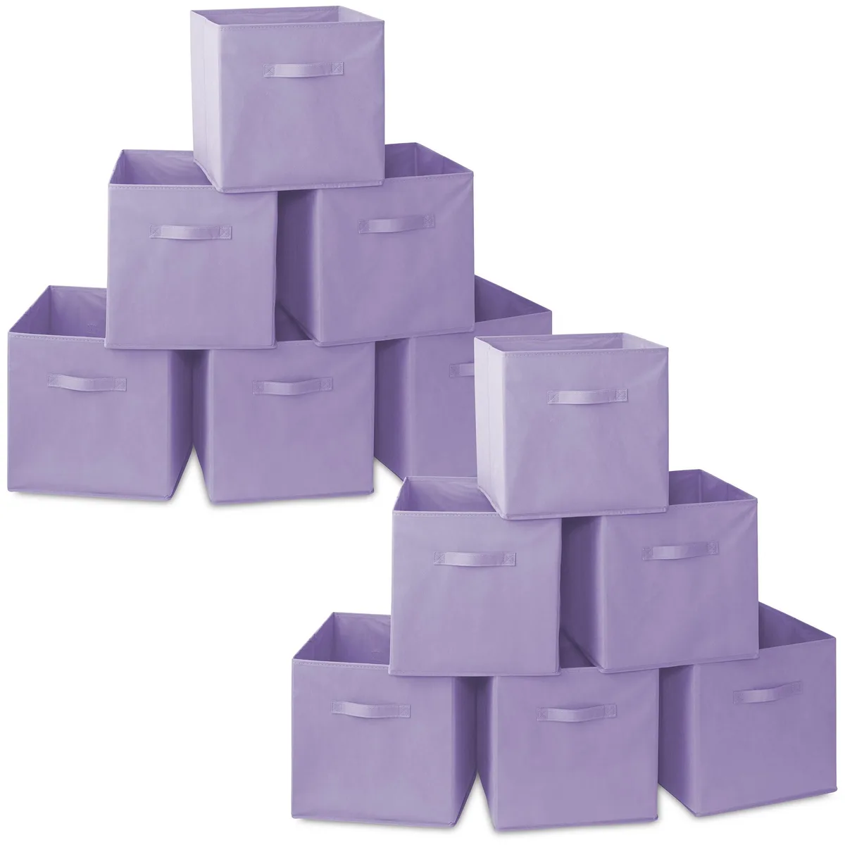 Casafield Casafield 12 Collapsible Fabric Storage Cubes Lavender 13in — product photo