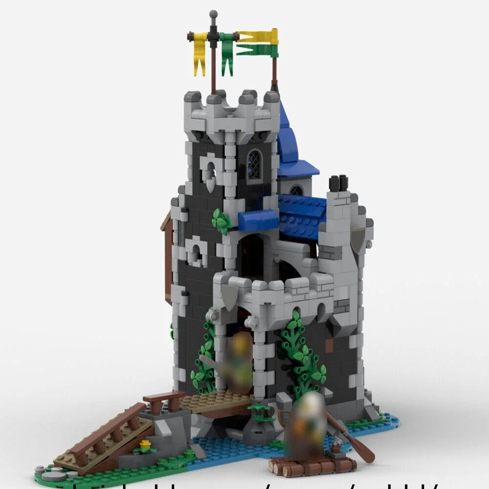 ZITIANYOUBUILD ZITIANYOUBUILD MOC-148389 Fortress of Lakeside County Modular Building 933 Parts — product photo