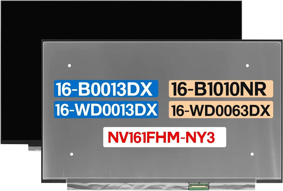 NUOLAISUN NUOLAISUN NV161FHM-NY3 16.1" FHD 144Hz 40-pin laptop screen — product photo