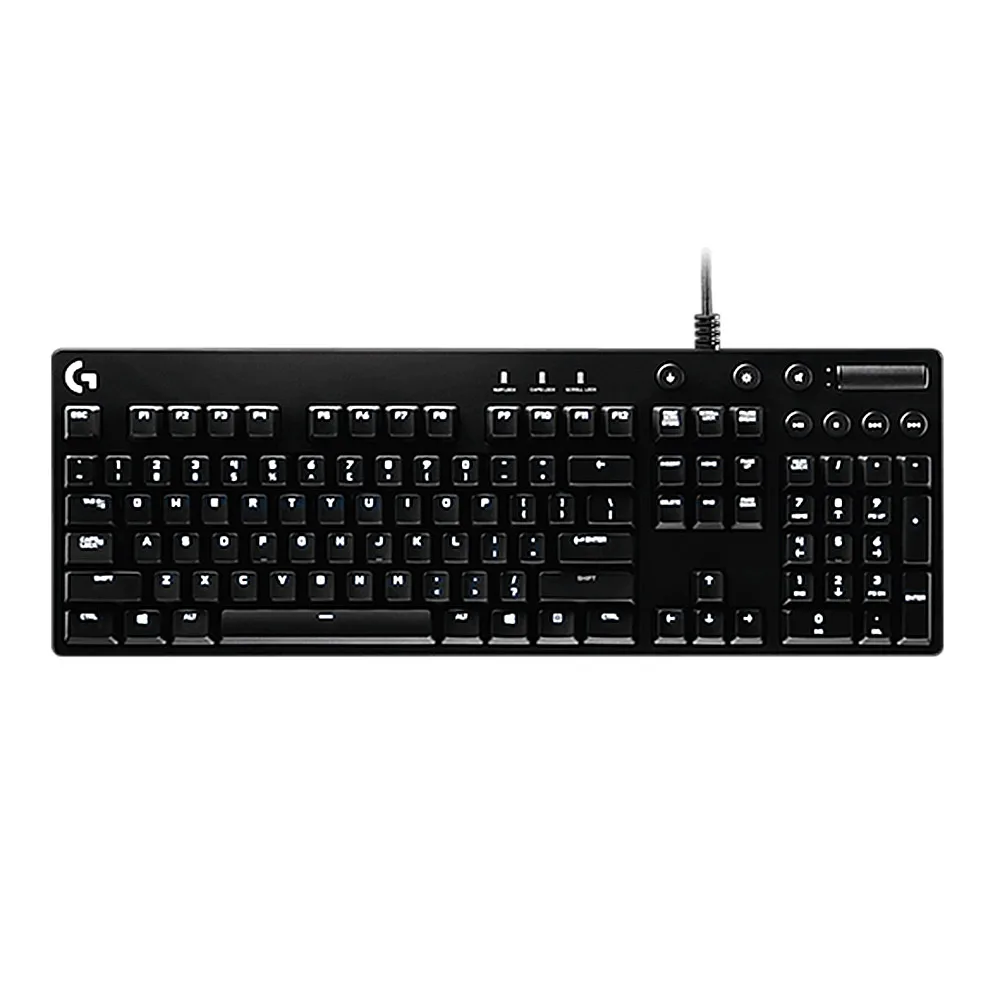 Logitech Logitech G610 Orion Blue Wired Gaming Keyboard Cherry MX Blue Switches Black — product photo