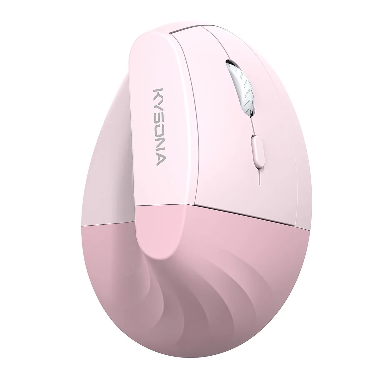  KYSONA EM18 Wireless Vertical Gaming Mouse Pink 57° 4000 DPI — product photo