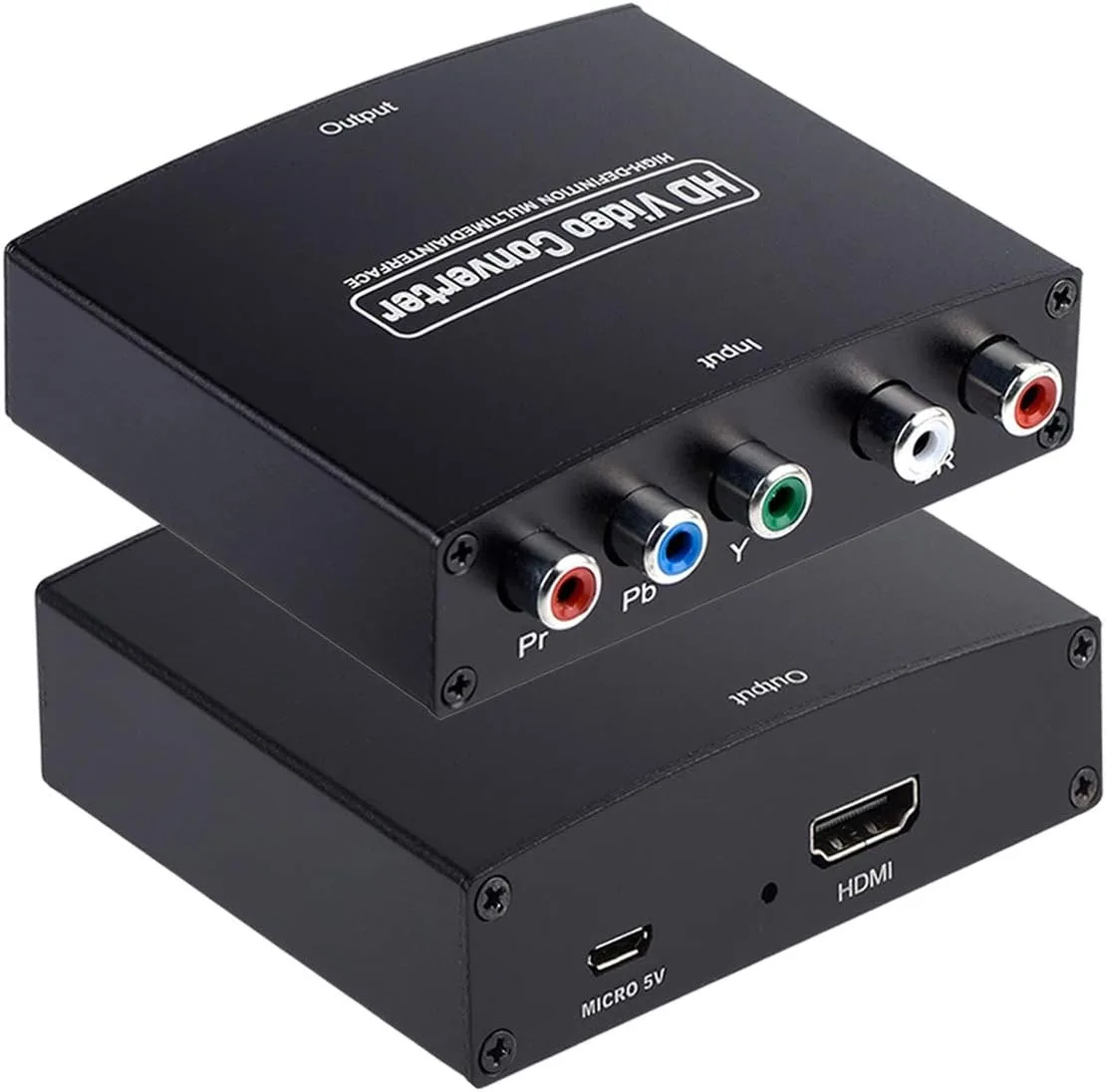 FLEANE FLEANE YPbPr to HDMI Converter Audio Adapter Black — product photo
