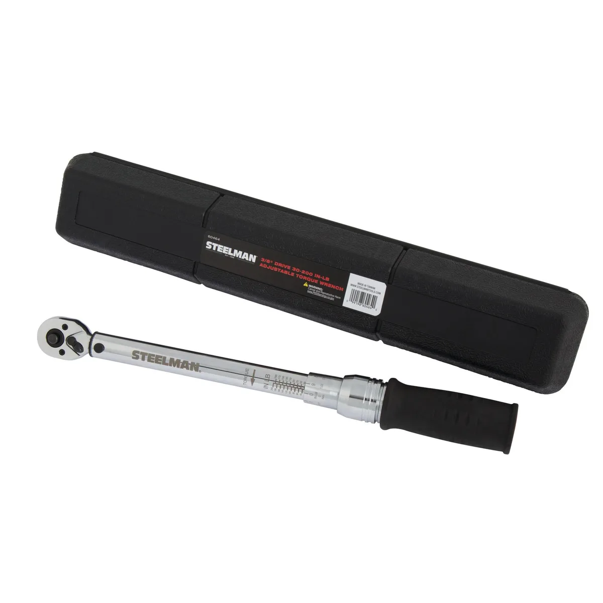 Steelman Steelman 60464 3/8-Inch Drive Micro-Adjustable Torque Wrench 30-200 in-lb — product photo